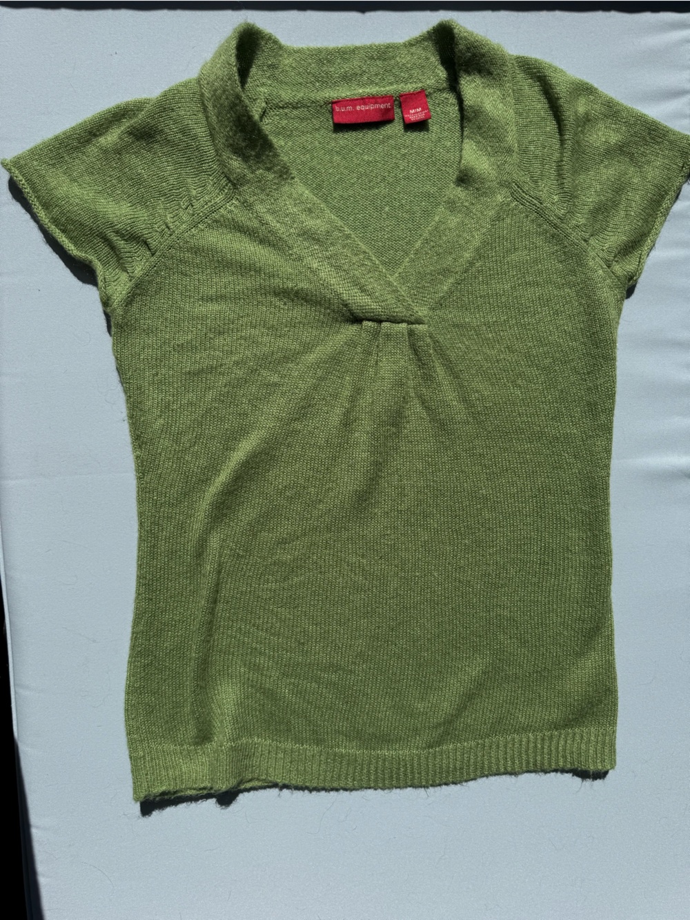 B.U.M Equipment y2k short sleeve knit